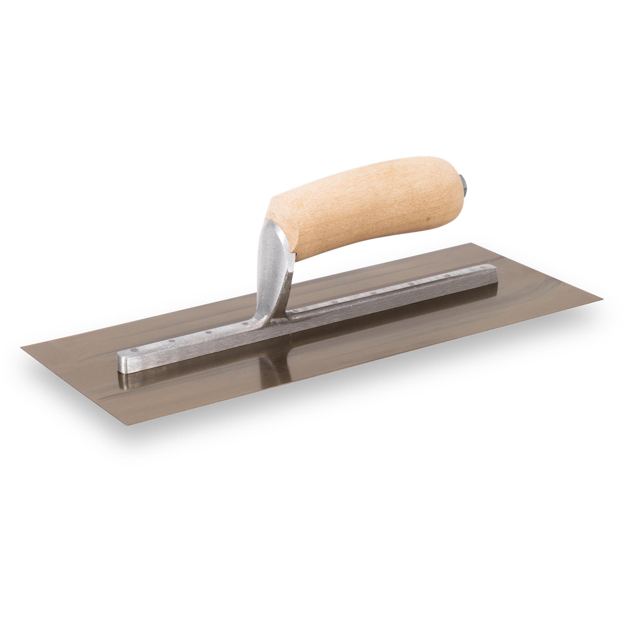 12 X 5 Curry Style Finishing Trowel Wood Handle